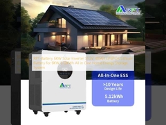 Bateria RPT 6KW Inverter solar 51.2V 100AH LiFePO4 Bateria de lítio para 6KW 5.12KWh Sistema de armazenamento de energia para casa